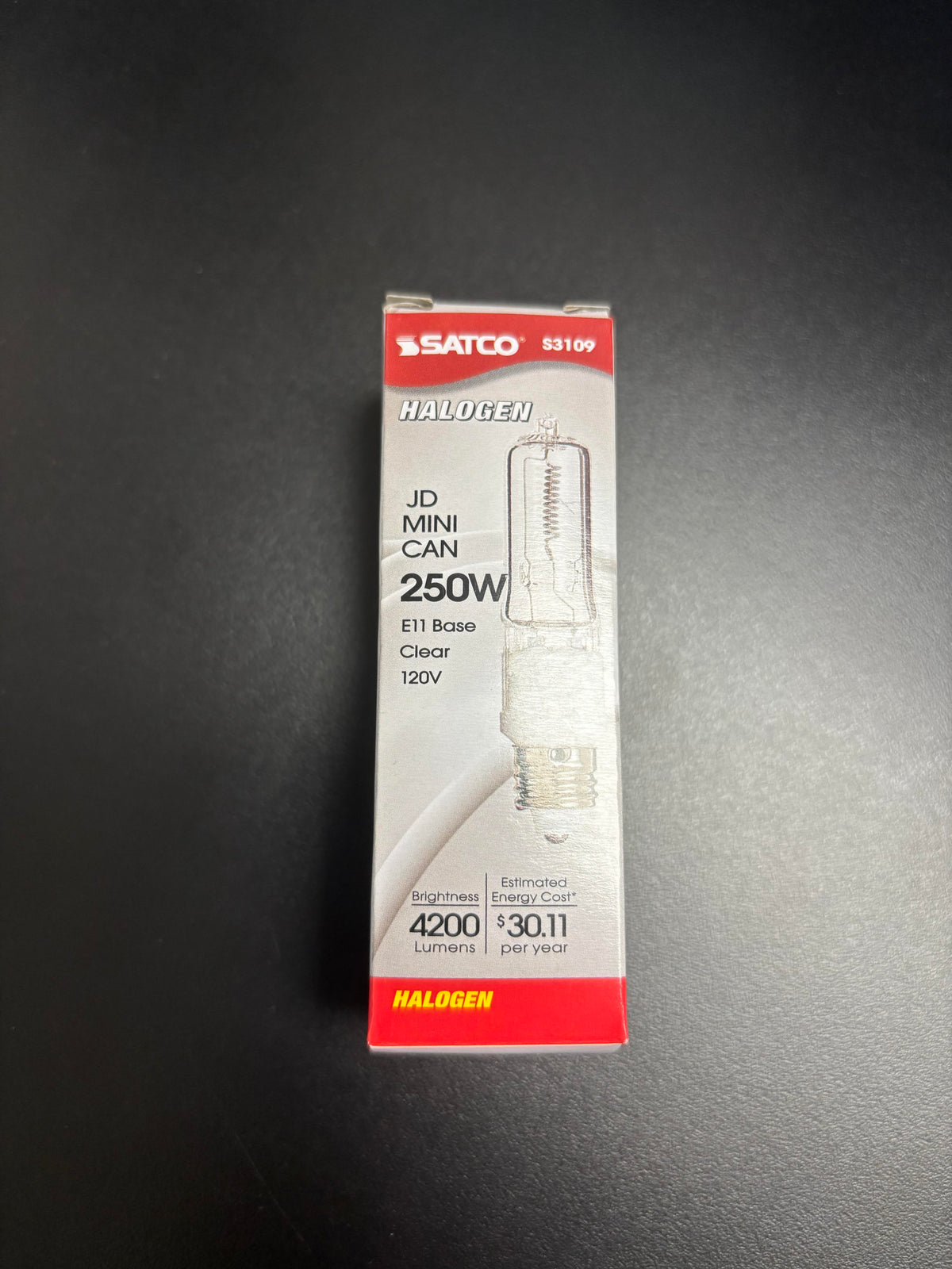 250W 120V E11 Base Halogen Bulb