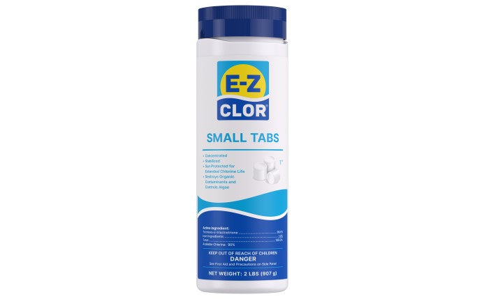 2 lb 1" Small Tabs Sanitizer Bottle