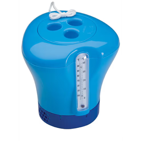 Ocean Blue Floating Chlorinator/Thermometer Combo