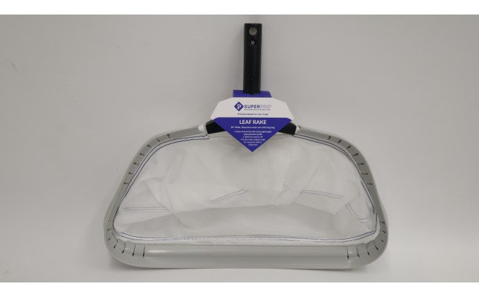 20" Deep Net Heavy Duty Wide Rim Fine Mesh Leaf Rake