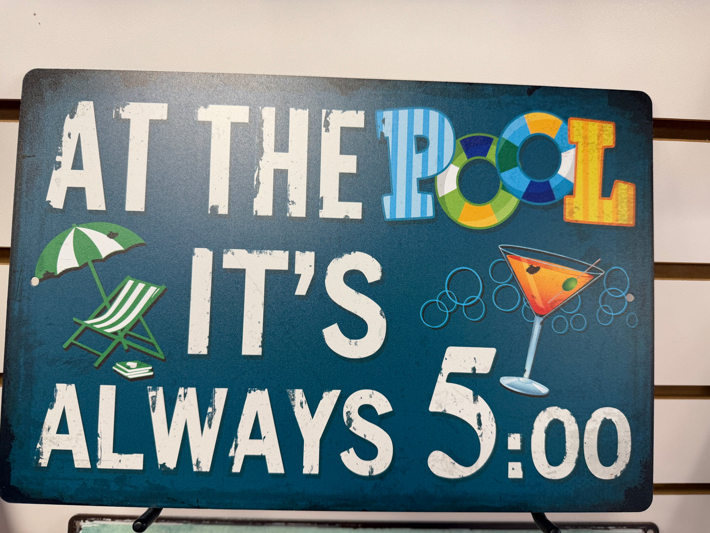 "AT THE POOL"