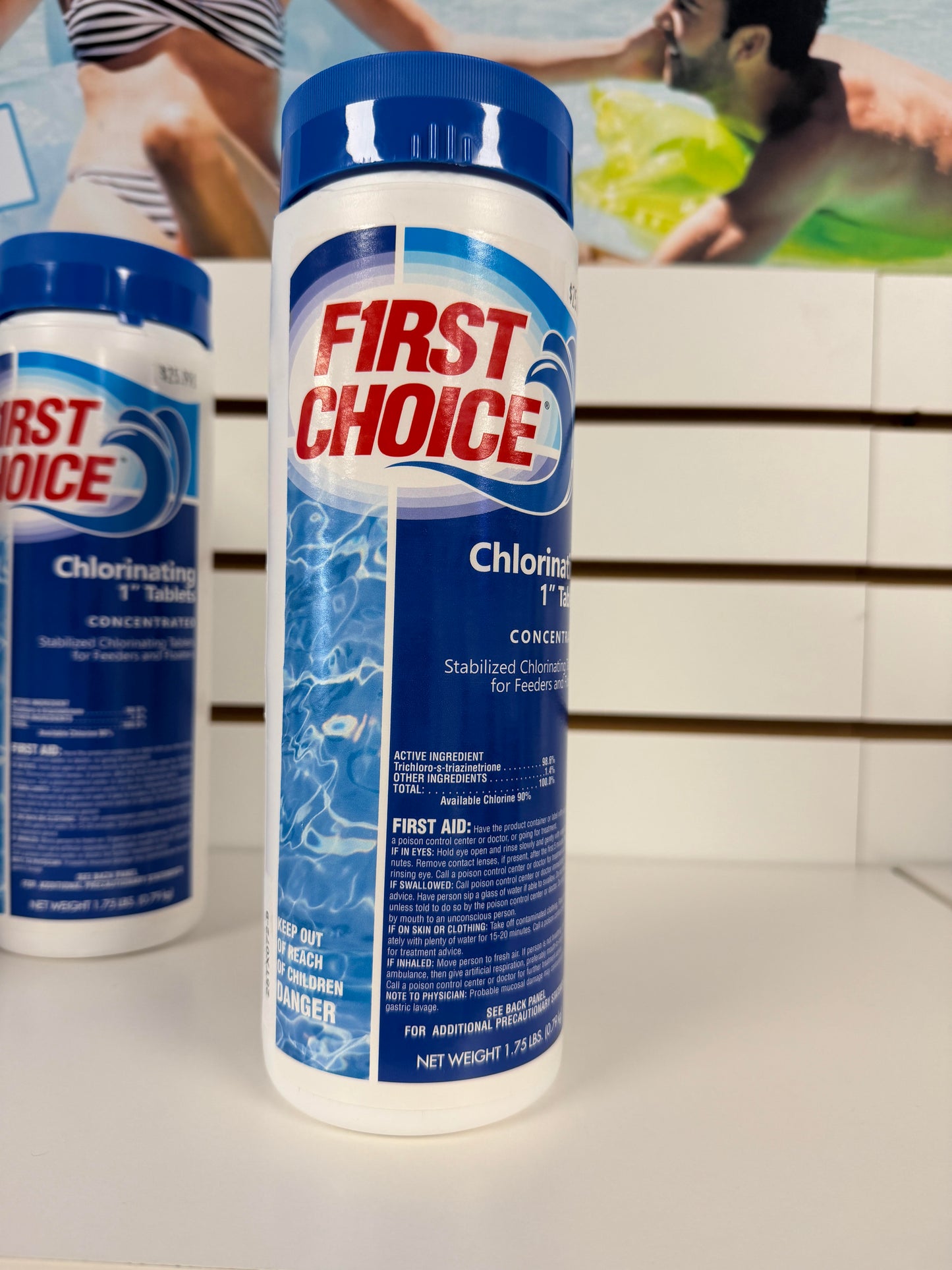 First Choice 1" Chlorine Tablets 1.75 lb Bottle