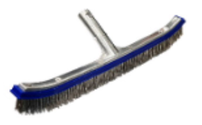 18" Stainless Steel Brush with Metal Back