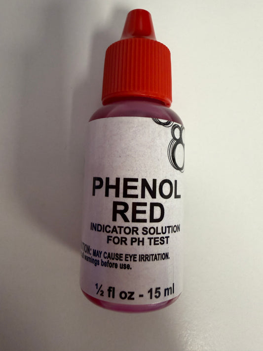 Supreme Series .5oz Phenol Red Reagent