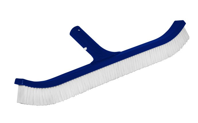 PoolStyle 18" Poly Bristle Curved Wall Brush with Poly Back