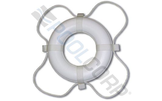 20" White Coast Guard (Uscg) Approved Ring Buoy