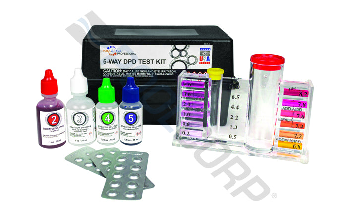 Professional Series 5-Way DPD Test Kit in Poly Case