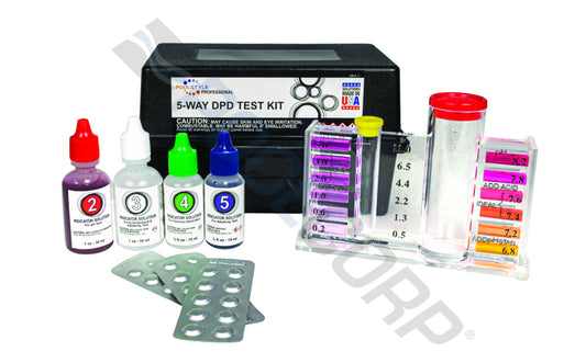 Professional Series 5-Way DPD Test Kit in Poly Case