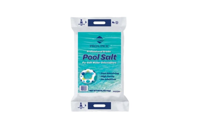 40 lb / 20kg Pro's Pick Pro Grade Pool Salt Bag