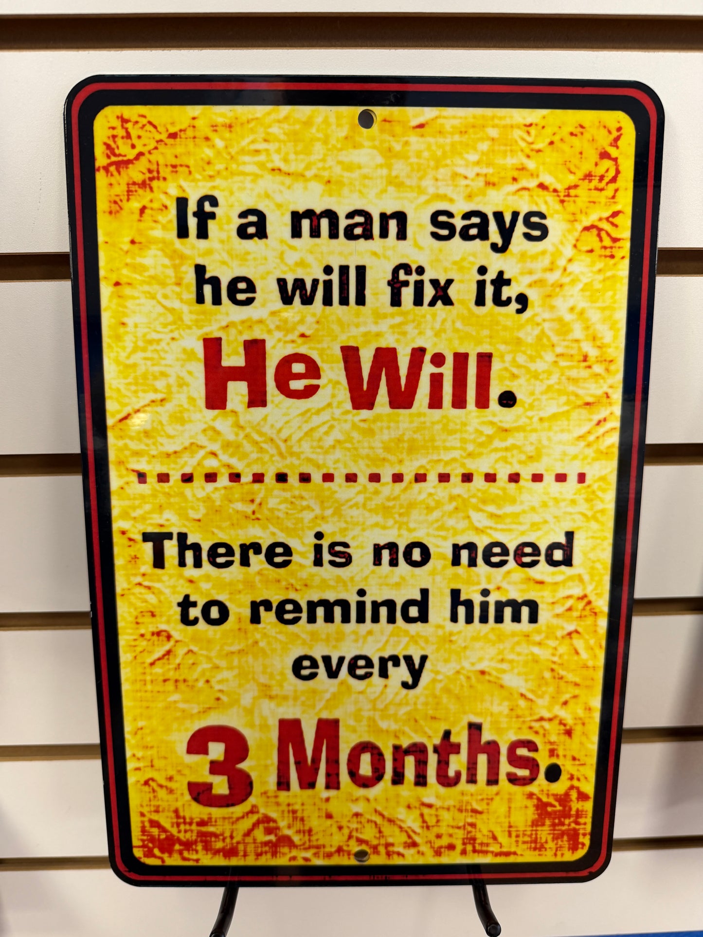 "IF A MAN SAYS HE WILL FIX IT"