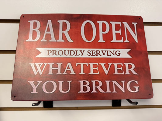"BAR OPEN"