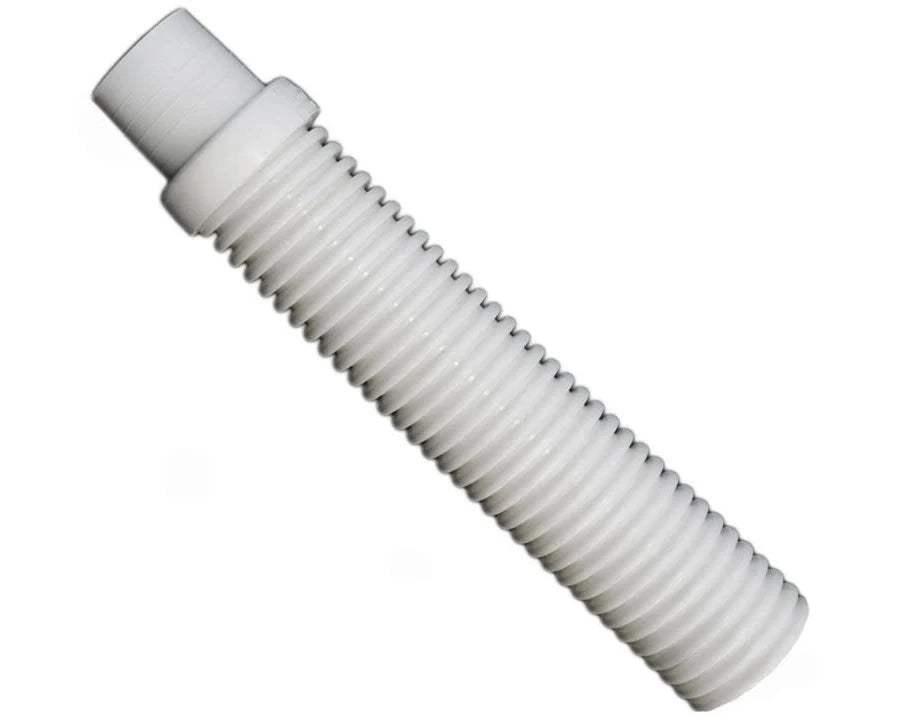 48" White Suction Cleaner Leader Hose